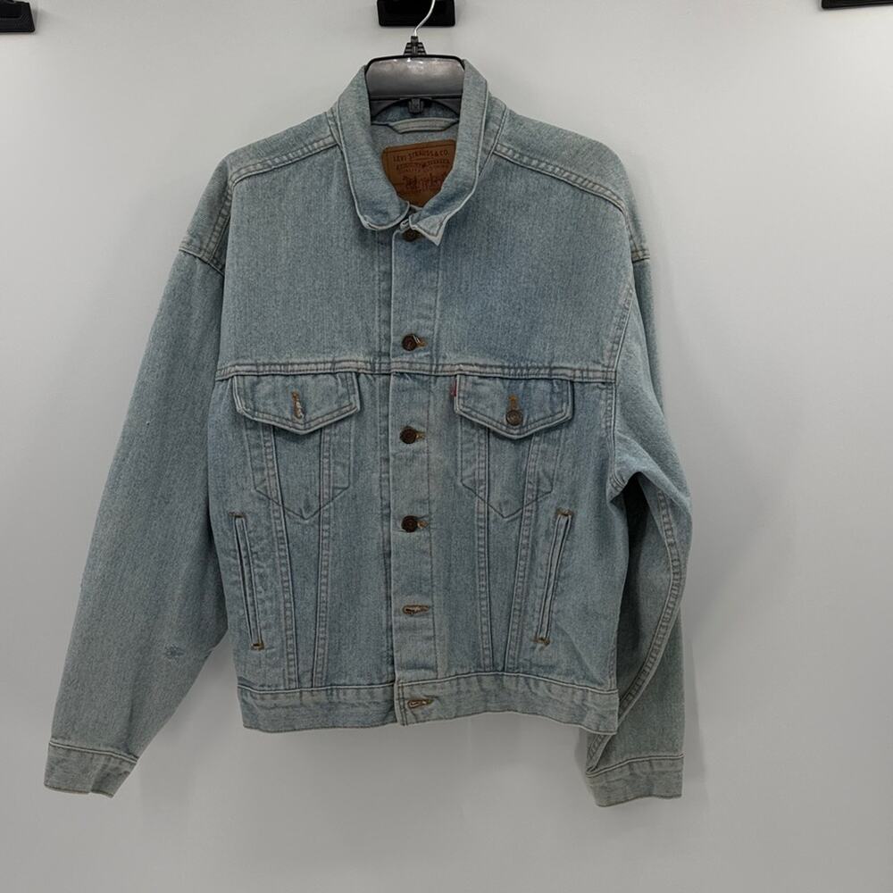 Levi's Vintage Men's Denim Jacket from 1993 - Light Wash - Medium